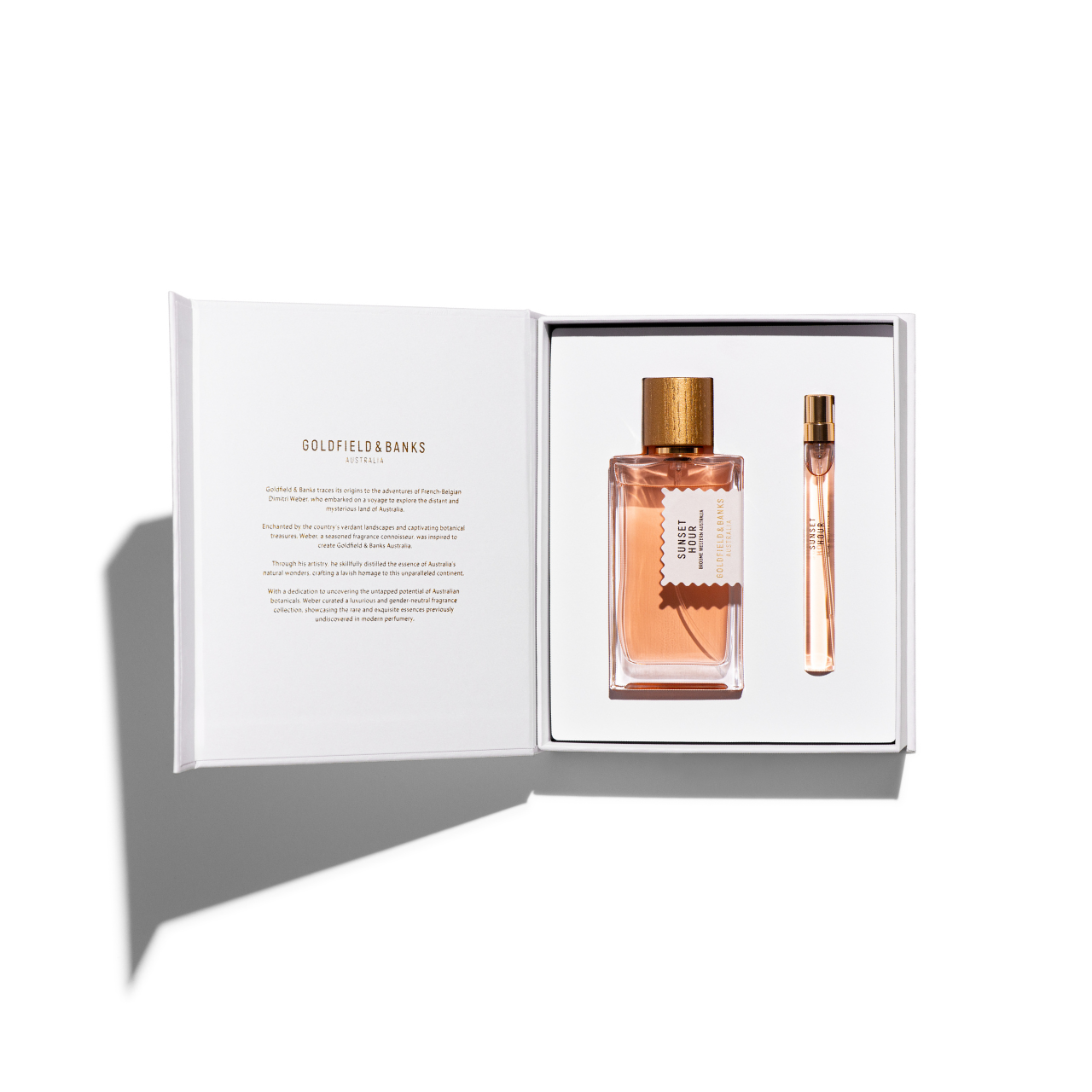 Sunset Hour 100ml & 10ml Gift Set | Goldfield & Banks Fragrance House Sunset Hour 100ml & 10ml Gift Set | Goldfield & Banks Fragrance House