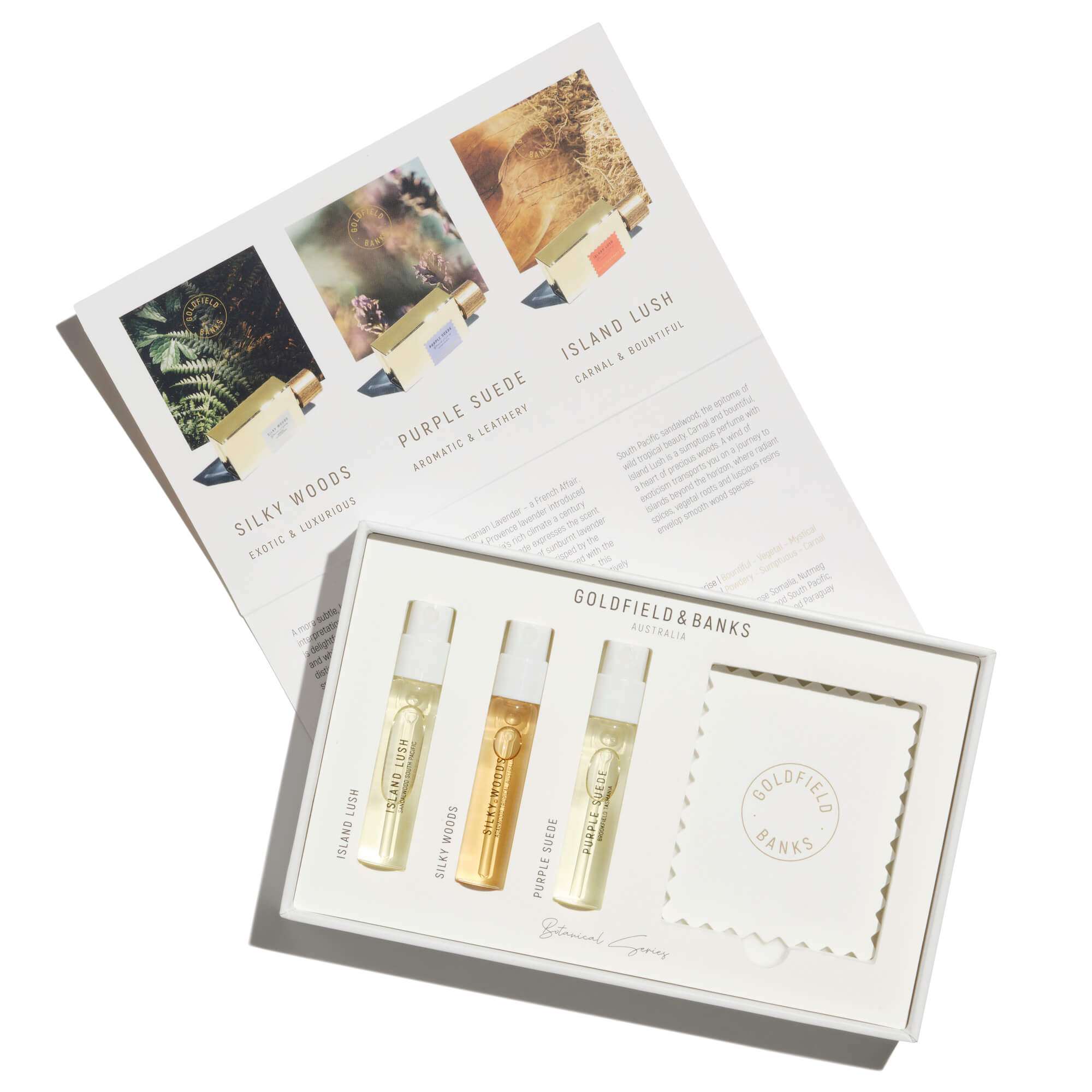 Botanic Sample Collection Journal Botanical Series Luxury Sample Collection -Goldfield & Banks Australia